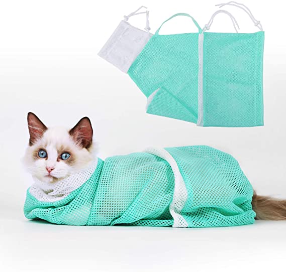 Cat Grooming Bath Bag - Mint / 1PCs - Awesales