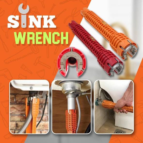 The Plumber's Sink Wrench - DUAL HEAD ( RED ) - Awesales