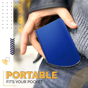 Anti-theft card wallet - BLUE - Awesales