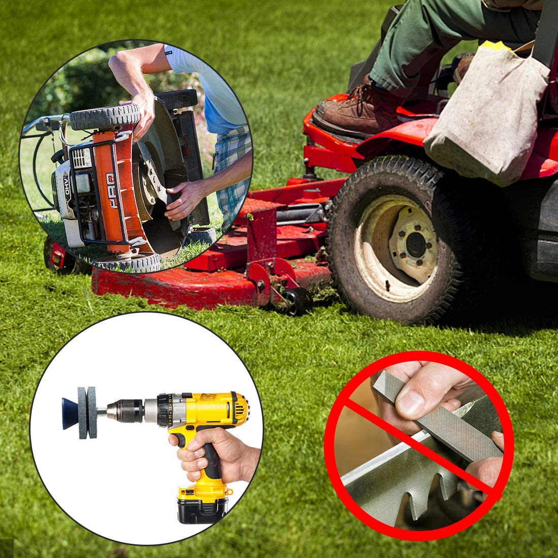 Special 50% OFF | 2021 Lawn Mower Blade Sharpener Upgrade - Awesales