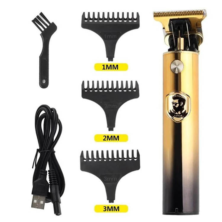 Professional Hair Trimmer with Haircut & Grooming Kit - GRADIENT GOLD - Awesales