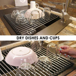 Foldable Dish Drying Sink Rack - Awesales