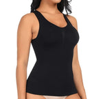Cami Tank Top with "5 Zones" InstaShaper Technology - Black / S - Awesales