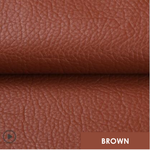 Self-adhesive Leather Repair Patch - 20 X 53 (INCHES) / BROWN / 1 PIECE - Awesales