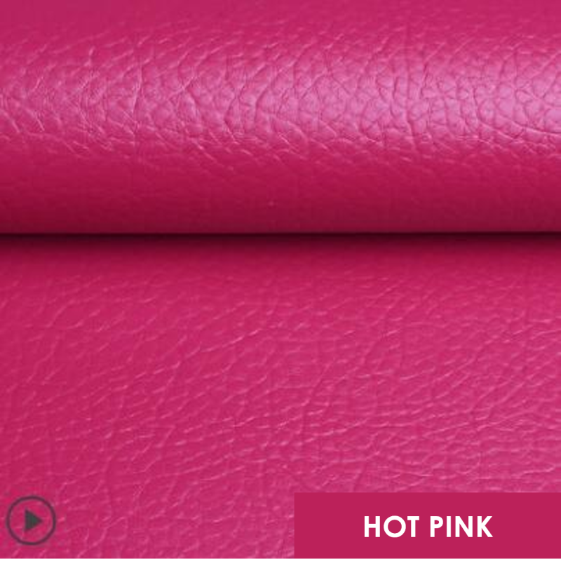 Self-adhesive Leather Repair Patch - 20 X 53 (INCHES) / HOT PINK / 1 PIECE - Awesales