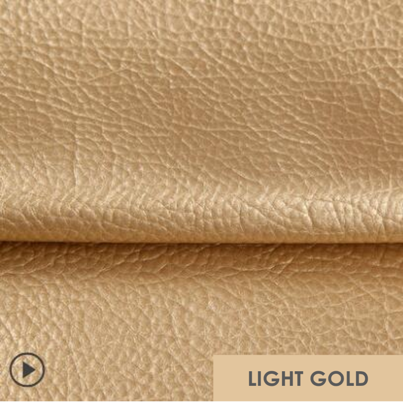 Self-adhesive Leather Repair Patch - 20 X 53 (INCHES) / LIGHT GOLD / 1 PIECE - Awesales
