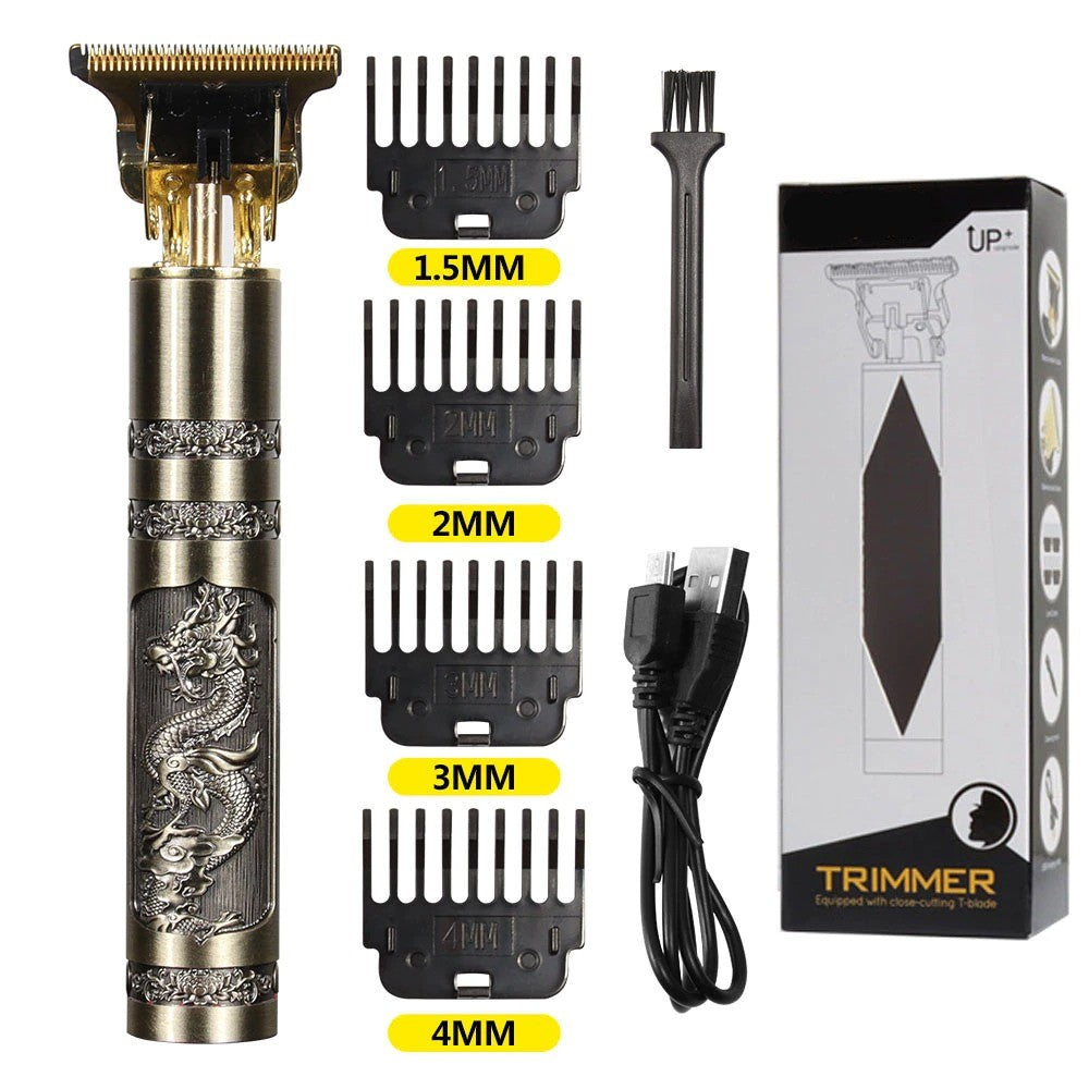 Professional Hair Trimmer with Grooming & Cleansing Kit - DRAGON - Awesales