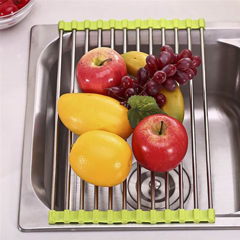 Foldable Dish Drying Sink Rack - GREEN / 15 x 11 inches - Awesales