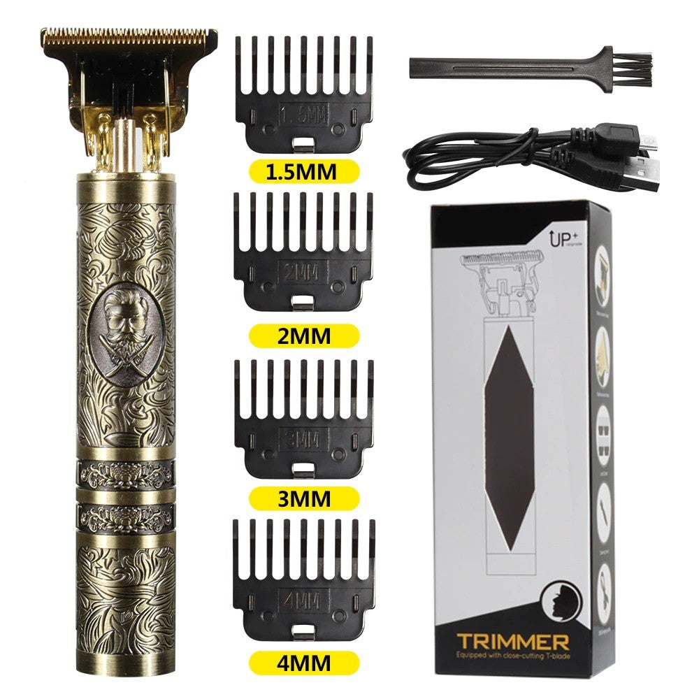 Professional Hair Trimmer with Grooming & Cleansing Kit - GENTLEMAN - Awesales