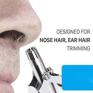 Safe Touch Stainless Steel Nose Hair Trimmer - Awesales