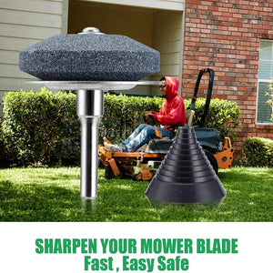 【Metal Baffle】 Brand New Lawn Mower Blade Sharpener - Awesales
