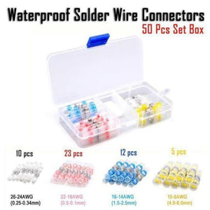 Waterproof Solder Wire Connectors (2020 Upgraded) - 50Pcs - Awesales
