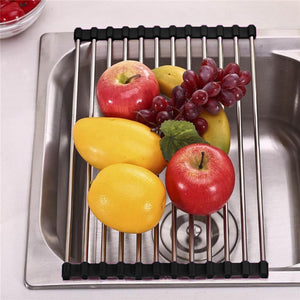 Foldable Dish Drying Sink Rack 2021 - 1 BLACK RACK (18.5" x 11") - Awesales