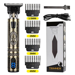 🔥Buy 2 Free shipping – Premium LCD Professional Hair Trimmer - BUDDHA - Awesales