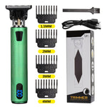 Premium LCD Professional Hair Trimmer - GREEN - Awesales