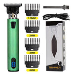 🔥Buy 2 Free shipping – Premium LCD Professional Hair Trimmer - GREEN - Awesales