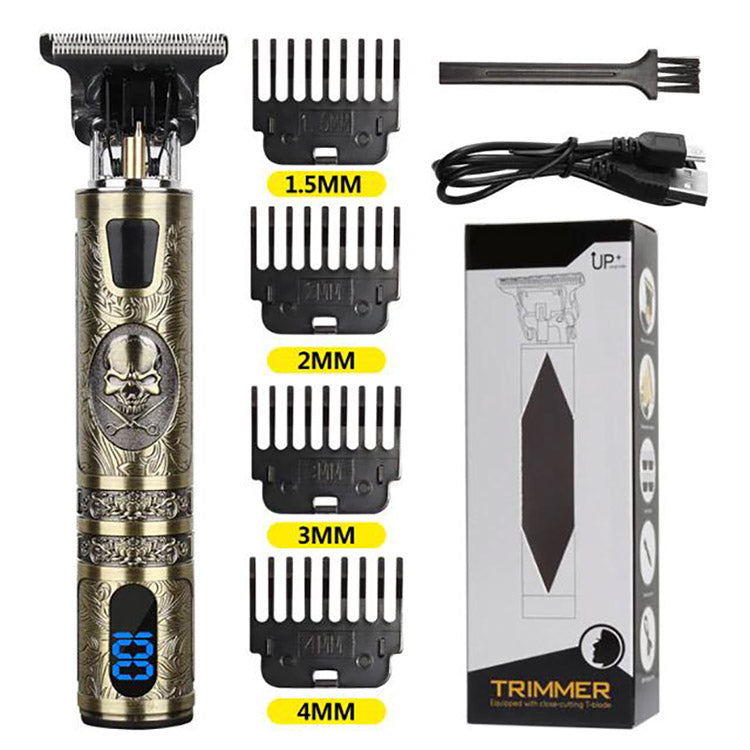 🔥Buy 2 Free shipping – Premium LCD Professional Hair Trimmer - SKULL - Awesales