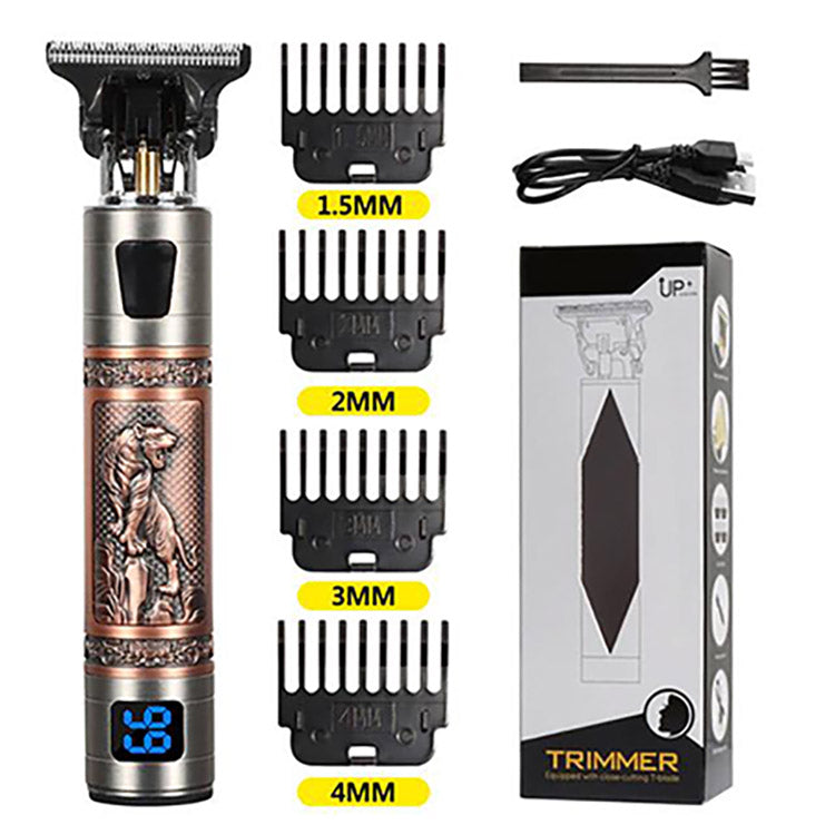 🔥Buy 2 Free shipping – Premium LCD Professional Hair Trimmer - TIGER - Awesales