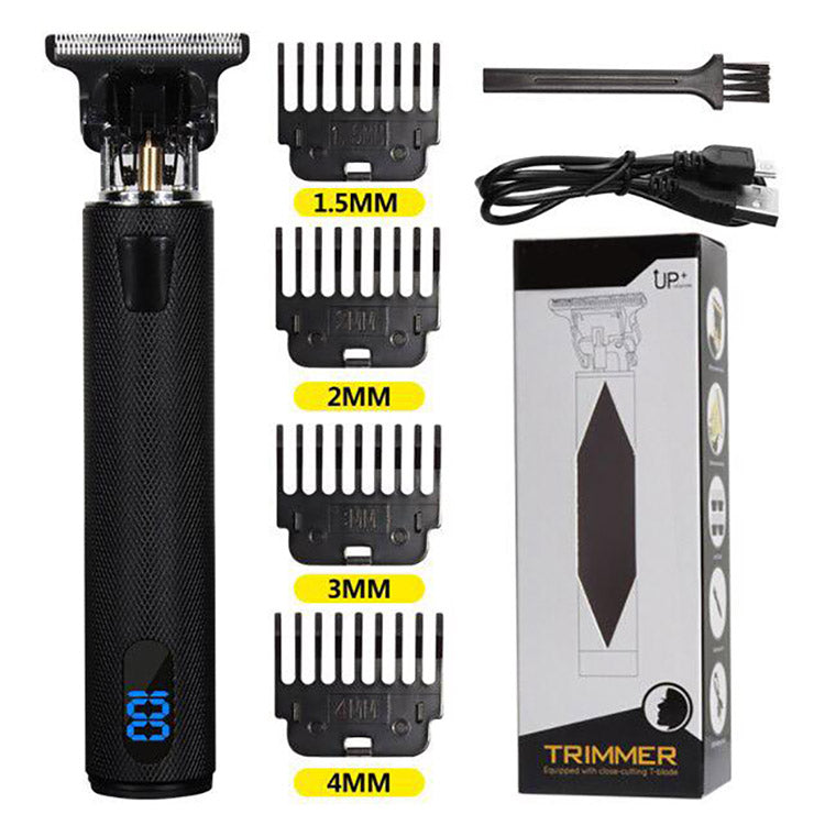 🔥Buy 2 Free shipping – Premium LCD Professional Hair Trimmer - BLACK - Awesales