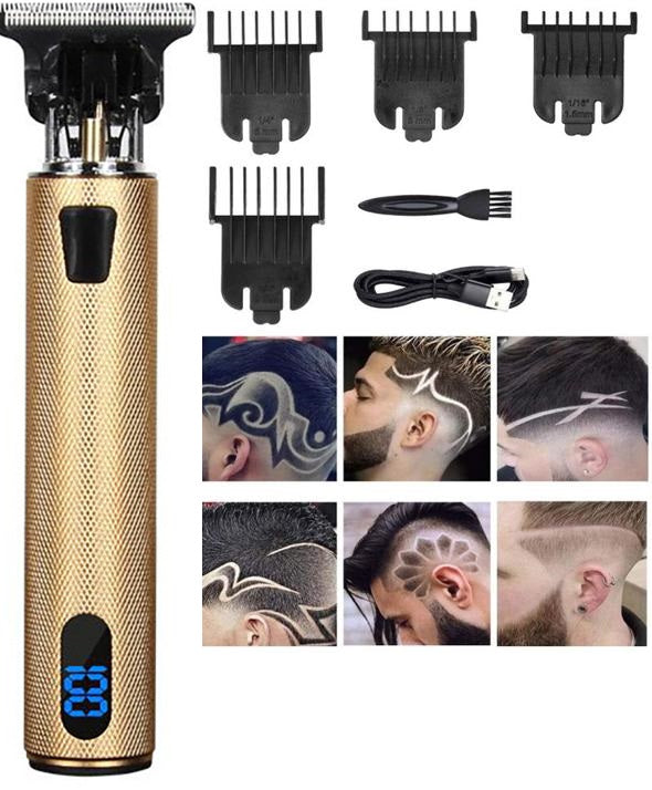 🔥Buy 2 Free shipping – Premium LCD Professional Hair Trimmer - GOLD - Awesales